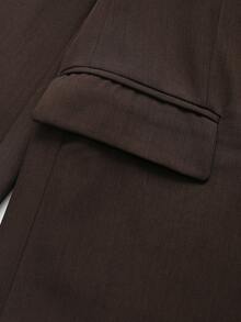 Blazer casual minimalista doppiopetto