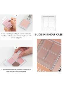 Rom&nd Romand Slide In Single, Smooth And Easy-To-Apply Powder Formula, Creates A Lightweight And Natural Makeup Look, Non-Powdery, Long-Lasting And Transfer-Resistant. Comes With A Fashionable And Portable Slide-Open Case, Making It An Ideal Choice For Travel. Korean Cosmetics | K-Beauty | 1.8g / 0.06 Oz - S03 BLUE VEIL - 查看 9