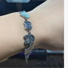 Kpop Group Leader Design Bracelet, Chain Logo Letter Bracelet, Exclusive For Fans - Multicolor - View 4