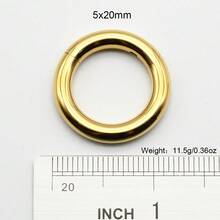 1 Piece Large Gauge Septum Clicker 10mm-2mm 12G Round Smooth 316L Stainless Steel Earplugs Piercing Single Hinged Clicker Segment Hoop Ring Big Nose Piercing Punk Ear Expander Septum Piercing Segment Clicker Rings Earweight Body Jewelry - Gold Nose Ring - View 42
