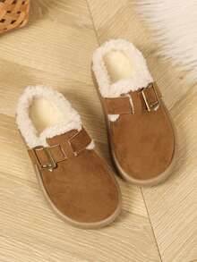 Kids Fashion Slippers / Kids Fashion Indoor & Outdoor Warm Lined Slippers, Run Small