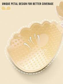 1pc Lace Invisible Push-Up Bra, Comes With Randomly Sewn Transparent Straps, Suitable For Women's Wedding Dresses, Camisoles, Bras - Pairs Well With Camisoles, Dresses, Jumpsuits