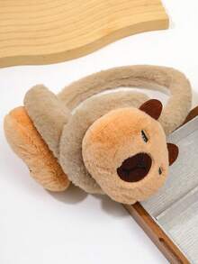 Women's Fluffy Capybara Ear Warmer, Capybara Floral Design Ear Warmer, Fashionable & Warm Ear Warmer For Women In Autumn/Winter Ear Muffs - Capybara - View 10