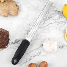 Estilo3PK Rallador de queso de acero inoxidable, Rayador de cocina profesional, Rallador de limon, Rallador de cítricos,Adecuado para queso, limón, ajo, jengibre, chocolate, verduras, frutas.Versión mejorada - 1 - Ver 6