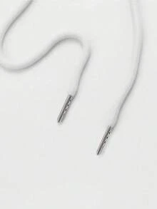 新款设计 - 女士春夏运动短款卫衣，印花，多种颜色可选。女士短款加厚抽绳连帽卫衣，灰色，适合户外运动、跑步、健身房活动。白色 - 白色 - 查看 6