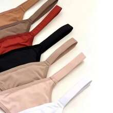 Set Of 12 Microfiber Double String Panties | Luxury Lingerie | Neutral Colors - Màu trung tính - Xem 17