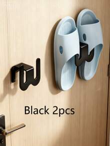 3/2/1 件套浴室拖鞋壁挂架，无需钻孔，带橡胶条，可粘贴在墙上，适用于卧室、衣柜、淋浴房、浴室、马桶地漏等场所，可放置拖鞋、运动鞋、休闲鞋、帆布鞋等，使用方便。 - 彩色 - 查看 13