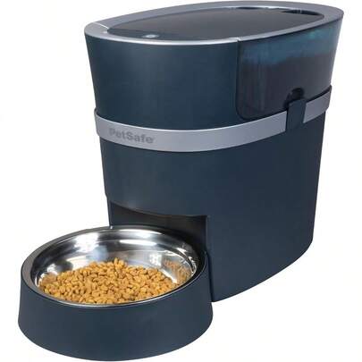 PetSafe Smart Feed - Electronic Pet Feeder for Cats and Dogs - 6L/24 Cup Capacity - Programmable Mealtimes - Alexa Apple and Android Compatible - Backup Batteries Ensure Meal Delivery During Power Outage