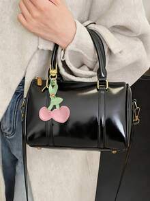 Porte-clés style campagnard en cerise - Un charm de sac créatif pour femme, un charm de sac mignon en forme de cerise convenant aux sacs à dos et aux sacs à main, un pendentif décoratif multifonctionnel, idéal pour décorer les sacs à dos, les sacs à main, les portefeuilles et les porte-clés, parfait pour le port quotidien, la vie scolaire, les sorties shopping et les rassemblements décontractés, un cadeau idéal pour la famille et les amis, et un cadeau de Noël. - Multicolore - Voir 8