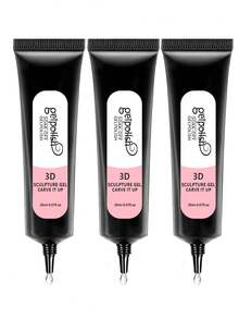 3D 雕塑凝胶，20ml 透明雕塑凝胶，用于雕刻、造型和绘制美甲图案，用于宝石装饰的水钻胶 - 無色 - 查看 14