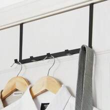  Door Top Hooks, Cabinet Door Hanger, Metal Hangers, Sturdy Bathroom Door Towel Hook, Unmarked Nail Free, Wardrobe Hook, Bathroom Shelf, Door Storage, Bathroom Hook,Clothes, Bags, Bags, Hats Storage ,Hanging Clothes Coats Organizer,Used For Kitchen Wardrobes, Cabinets, Offices, Bathrooms, Bedrooms, Cabinet Doors ﻿ ﻿ - Random Color - View 9