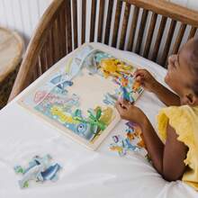 Rompecabezas del Mundo Submarino, Preescolar, Juguete de Madera, Construcción Robusta (24 Piezas) - Version Estándar - Ver 7