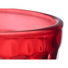 U HOME - Juego 6 Copas Vino Diamante Color Cristal - Rojo - Ver 3