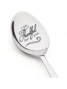 1 pieza, Cuchara de café divertida Regalo del Día de San Valentín para él - Regalo perfecto para aniversario y novio Vuelta al colegio