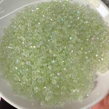 500 颗 4 毫米彩虹色刻面玻璃尖晶石珠，闪亮水晶宝石光泽珠，适合礼物、珠宝制作、手工艺品和 DIY 项目，非常适合节日期间的创意 DIY 等 - 500顆4mm雙尖鍍彩珠 - 查看 27