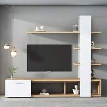 Television Stands & Entertainment Centers - White,Wood - View 8