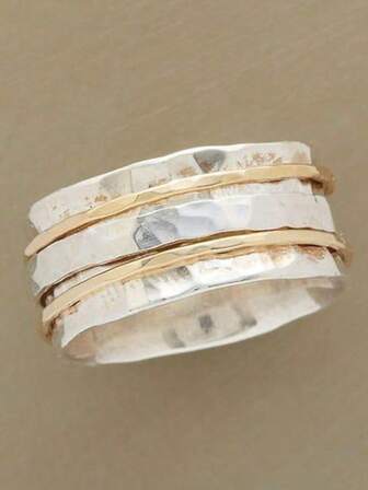 1pc Elegant Silver Color Wide Band Ring For Women, Symbolic Of Nobility And Beauty, Matching Casual & Party Outfits, Perfect Gift For Her, Available In Multiple Sizes