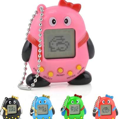Brinquedo Bichinho Virtual - Tamagocthi Retro Digital Pet  com Mini Games