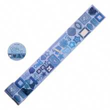 1 Roll Textured Paper Washi Tape, Vintage Patterned Decorative Tape For Scrapbooking, Journaling, DIY Crafts - Multicolor - View 15
