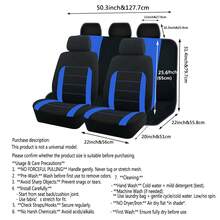 REMAX Bộ 4 bọc ghế ô tô bằng polyester, tương thích với túi khí, đệm ghế đa năng, phù hợp với nhiều loại ghế ô tô, phụ kiện ô tô, thiết kế mới dành cho nữ. - Bộ ghế đôi màu hồng 4 món - Xem 10