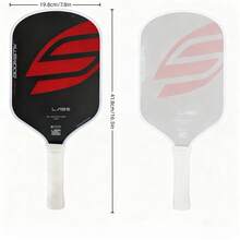 1pc T700 Carbon Fiber Pickleball Paddle - Hot-Pressed Monocoque Structure, 16mm PP Honeycomb Reinforced Core, Non-Slip Handle | Professional Grade Unisex, Enhances Spin, Friction, Control, Power And Stability - A - View 2
