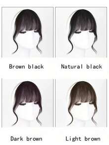 动漫风龙须双丸子头耐热合成刘海假发，女士适用，适合角色扮演和时尚造型，时尚发饰 | 动漫发型 | 耐热假发，动漫发饰 - 彩色 - 查看 6