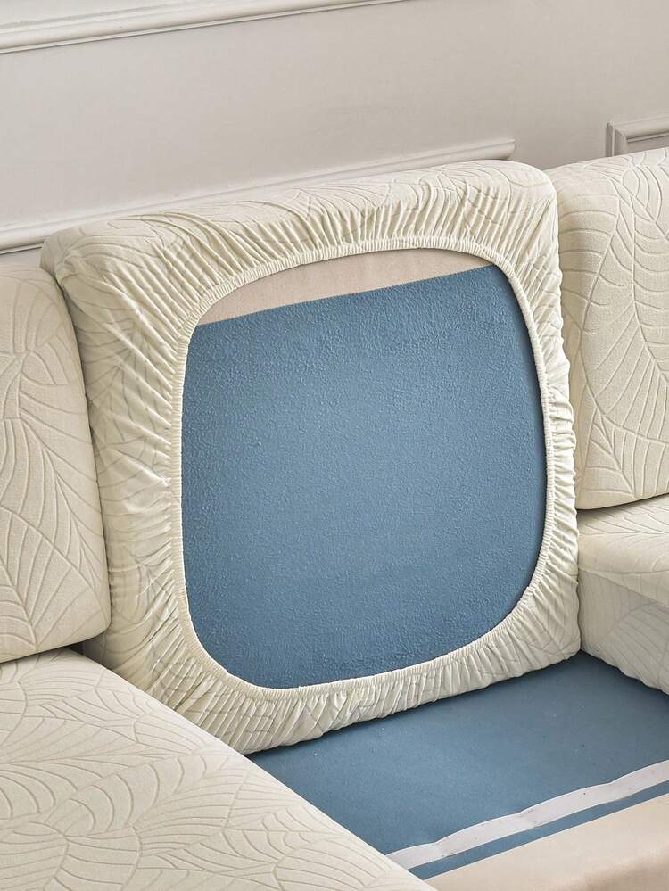 1 Vỏ bọc ghế sofa Jacquard chống thấm nước, Vỏ đệm ghế sofa đàn hồi dày dặn, chống trượt cho phòng khách, phòng ngủ, bảo vệ ghế sofa ngoài trời, ngăn ngừa vết bẩn của thú cưng, Vỏ đệm ghế sofa 4 mùa cho ghế tựa chữ L đơn và ghế sofa 1/2/3/4 chỗ ngồi, trang trí nhà mùa thu, phiên bản dày dặn cho mùa đông, vỏ bọc ghế sofa - Màu be - Xem 6