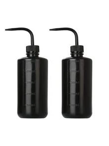 1-2 件 8.45/16.9 盎司塑料挤压瓶 - 冲洗瓶浇水工具、植物和花卉多肉植物浇水瓶（带塑料弯嘴）、盆栽植物尖嘴浇水瓶、纹身清洁瓶