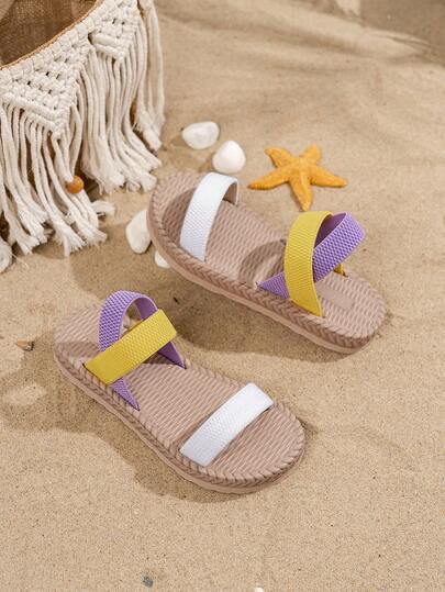 2025 New Color Sandals, Beach Sandals, Bohemian Style, High School Fashion Sandals, Soft Soled Sandals, Wear-Resistant Fashion Sandals, Famous Style Sandals, Thick Soled Comfortable Sandals