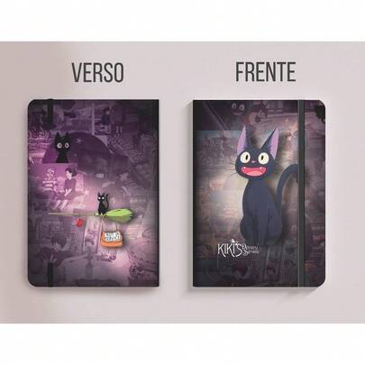 Caderno SKETCHBOOK ou anotações  21x14cm Kiki's Delivery.