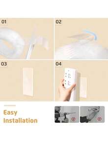 10米（10米/卷）超强双面胶带，纳米透明双面胶带，高粘性纳米透明双面胶带，可重复使用强力防水纳米胶带，多用途透明防水无缝胶带，适用于厨房、卧室 - 彩色 - 查看 8