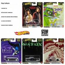 Hot Wheels 1pc 1:64 Scale High-End Toy Car, Die-Cast Model, Movie Replica, Retro Entertainment Collection, Back To The Future GT Dinosaur Car Lincoln Continental, Iconic Replica Model, Playable Or Display, Collector's Gift, Christmas Surprise Gift - Multicolor - View 1