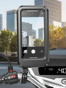 Waterproof Motorcycle/Bike Phone Mount - Abs 360° Rotatable, Extendable & Rainproof Magnetic Telescopic Phone Holder With Ipx6 Waterproof Case, High-Sensitivity Touchscreen & Camera Window - Multicolor - View 9