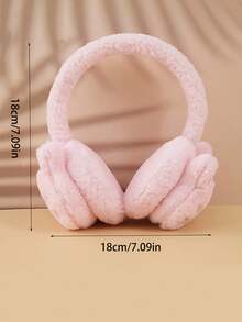 Korean Style Plush Warm Ear Muffs, Cute Cartoon Cat Ear Muffs, Protect Ears From Cold In Autumn/Winter