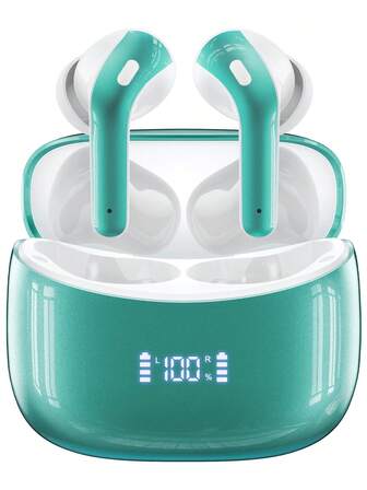 ZINGBIRD X15 In-Ear Wireless Earbuds 60H Playtime Ear Buds With LED Power Display Charging Case Earphones Earbud For Phone Gaming Computer Laptop Sport