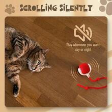 1 Piece Set Fully Intelligent 360 °     Rolling Pet Ball, Specially For Pets, 3 Modes With USB Charging LED Light, Features Self-Entertainment And Relaxation Functions, Durable Plastic Material, Suitable For Kittens And Dogs, Can Be A Holiday Gift For Pets - Random - View 3