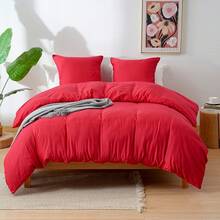 mohap Duvet Covers Sets - Red - View 1