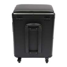 SENDERPICK Trolley per cosmetici con braccioli, trolley per tatuaggi con 3 cassetti, trolley per trucco professionale, tavolo per tatuaggi, espositore per cosmetici, attrezzatura per tatuaggi, trolley per unghie da donna con ruote - trasparente - Visualizzare 9
