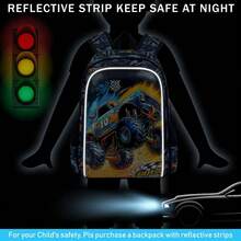 3pcs/Set Toddler Boys' Car Backpack, Waterproof Children's Backpack Set With Lunch Box, Cute Backpack Suitable For Preschool Kids - Backpack - View 5