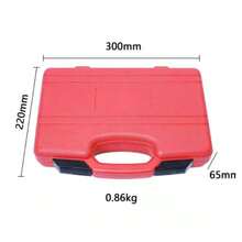 22-Piece Car AC Repair Kit - Refrigerant Line Quick Connect Release Tools - Fuel Line And Compressor Disconnect Set - Red - View 6