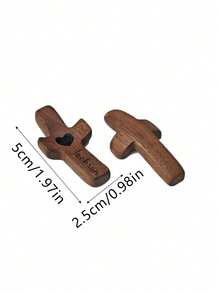 定制木质心形十字架，可刻名字或文字，鼓励礼物，小巧木质十字架，手持口袋十字架，指尖减压宗教礼物，适合祈祷、教堂礼物、复活节礼物，“上帝与你同在”，鼓励礼物，多功能，装饰性强，可重复使用，精致，时尚，高品质，色彩丰富，现代，可定制，个性化，独特，定制节日派对用品 - 彩色 - 查看 11