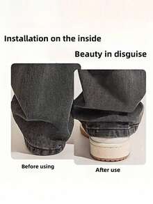 Kẹp gấu quần - Kẹp gấu quần vô hình, Kẹp gấu quần, Không cần khâu kẹp gấu quần để tránh bị kéo, Kẹp dây mũ chống nắng/mũ xô, Kẹp cố định vô hình làm ngắn gấu quần, Chống kéo gấu quần, Khóa cài gấu quần ẩn không cần khâu, Khóa viền gấu quần chống bị kéo - Nhiều màu - Xem 5