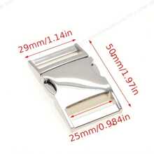 1Pc 10-30MM Metal Side Buckle Release Clips For Dog Cat Collar Bag Luggage DIY Sewing - Multicolor - View 7