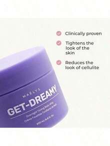MAËLYS GET-DREAMY 1 Pack Toning Whip – 3.38 OZ, Overnight Cellulite Remover & Firming Cream - 1 包 - 查看 7