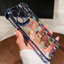 Funda de Teléfono Minimalista de Árbol de Navidad de Dibujos Animados Adecuada para iPhone 17 16e 16 15 14 13 12 11 Mini Pro Max Air X XR XSMAX 8 7 Plus, Funda Transparente Suave a Prueba de Golpes, Accesorios de Teléfono de Vacaciones, Impresión de Dibujos Animados, Diseño Minimalista, Diseño Impreso UV, Funda Protectora Ligera, Regalo para Compradores, Entusiastas de la Decoración Navideña - Colores mixtos - Ver 1