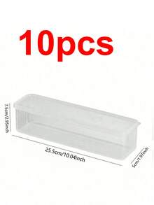 1–10 Pack Airtight Stackable Rectangular Containers – Herb Keeper & Meal Prep Bento Box | Freezer & Microwave Friendly, Lockable Lids | Refrigerator Organizer, Back To School Supplies