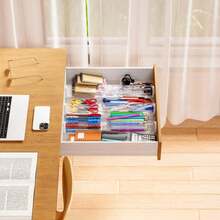 Drawer Dividers, Expandable Drawer Organizers For Clothes, Adjustable Dividers, Separators For Kitchen/Bedroom/Office/Bathroom Organization And Storage - Trong sáng - Xem 8