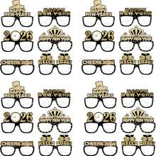 6个装2026新年快乐酒杯 - 12个装 | 2026新年派对用品 | 2026新年快乐酒杯，2026新年快乐装饰品 | 新年酒杯，新年装饰品 - 彩色 - 查看 1