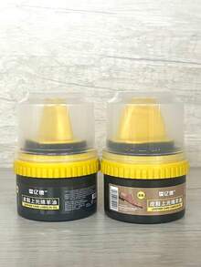 1瓶通用固体鞋油，黑色、棕色或透明色可选，适用于皮革鞋的保养和修复，含羊毛脂，鞋履护理，春夏精选，伴娘礼物，房间装饰，卧室装饰，海滩，旅行，男女皆宜，度假 - 彩色 - 查看 13