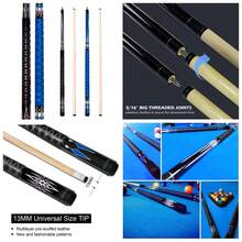 Pool Sticks Set Of 4 And Pool Sticks Set Of 2 With 13mm Cue Tip 58" Pool Cue With Rubber Anti-Skid Sleeve - 撞球桿套裝(2支) - 查看 2